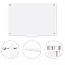 Lousa de vidro branca 1,20 x 0,90 Lousa de vidro branca 1,20 x 0,90