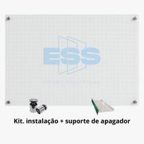 Lousa de vidro quadriculada 1,50 x 1,20 Lousa de vidro quadriculada 1,50 x 1,20