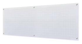 Lousa De Vidro Quadro Quadriculado 1,50 X 1,20 C/ Suporte E Kit