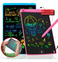 Lousa Digital Infantil 10 Colorida para Escrever e Desenhar - Shopbr