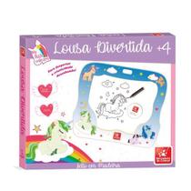 Lousa Divertida My Little Unicorn - Material Educativo Pedagógico