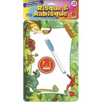Lousa Infantil Dinossauro Risque e Rabisque - Algazarra Lousa Infantil Dinossauro Risque e Rabisque - Algazarra