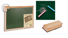 Lousa Infantil Madeira Verde P/ Crianças C/ Apagador E Giz