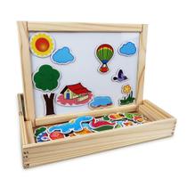 Lousa Infantil Magnética Com Imãs Divertidos Portátil