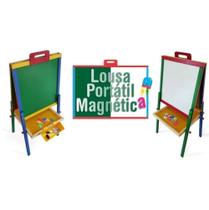 Lousa Infantil Magnética Quadro Portátil Educativo Carimbrás