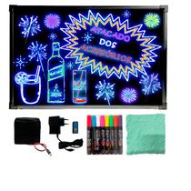 Lousa Luminosa Letreiro Led 70X50cm Anúncios Publicidade Balada Bar Lousa Luminosa Letreiro Led 70X50cm Anúncios Publicidade Balada Bar