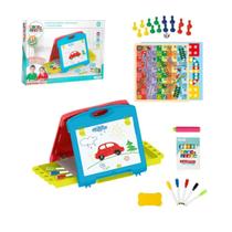 Lousa Mágica 2 em 1 Maleta Play & Learn Multikids - BR1215 Lousa Mágica 2 em 1 Maleta Play & Learn Multikids - BR1215