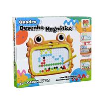 Lousa Magica Desenho Magnético Caranguejo - DM Toys Lousa Magica Desenho Magnético Caranguejo - DM Toys
