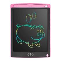 Lousa Mágica Digital LCD 8,5" para Escrever e Desenhar + Pencil Botão Reset - Diversas Cores