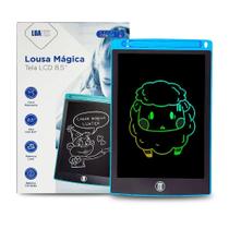 Lousa Mágica Digital Lcd Infantil Grande 8,5 Polegadas Azul Lousa Mágica Digital Lcd Infantil Grande 8,5 Polegadas Azul