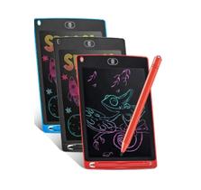 Lousa Mágica Escritório Infantil Digital Tablet Escrita Colorida Para Desenho LCD 12 Polegadas - EXBOM