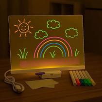 Lousa Mágica Infantil com Iluminação USB