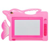 Lousa Mágica Infantil Escreve e Apaga Golfinho Rosa Lousa Mágica Infantil Escreve e Apaga Golfinho Rosa