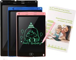 Lousa Magica Infantil Preta Digital Tablet LCD Tamanho Grande 8.5 Polegadas Com Caneta Resistente a Queda Duravel - Lelong