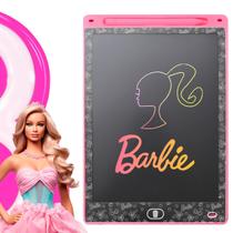 Lousa Mágica LCD infantil rosa barbie LED tablet + caneta