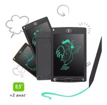 Lousa Mágica Tablet Infantil Digital lcd 8,5 polegadas Portátil para Escrever e Desenhar