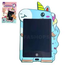 Lousa Magica Tablet LCD Unicórnio Infantil Educativa Digital