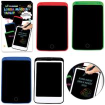 Lousa magica / tablet quadro lcd com caneta a bateria 24x15cm