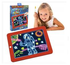 Lousa Mágica Tela Lcd Tablet Infantil De Escrever E Desenhar - LIZ BABY TOY