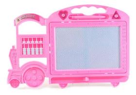 Lousa Mágica Tela Magnética Quadro Carimbo Abaco Desenhar Rs Cor Rosa Lousa Mágica Tela Magnética Quadro Carimbo Abaco Desenhar Rs Cor Rosa