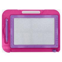 Lousa Mágica Tela Magnética Quadro Desenhar Rosa 25x18cm Lousa Mágica Tela Magnética Quadro Desenhar Rosa 25x18cm