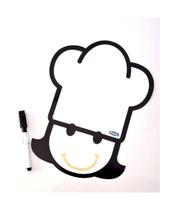 Lousa Magnética Chef Recados Prana Caneta Apagador Geladeira Lousa Magnética Chef Recados Prana Caneta Apagador Geladeira