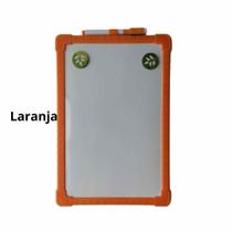 Lousa Magnética e Quadro Branco Laranja com Caneta