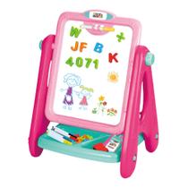 Lousa Magnética e Quadro Negro Play e Learn 2 em 1 Multikids - BR1767