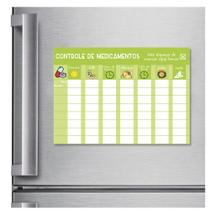 Lousa Magnética Imã Controle de Medicamentos