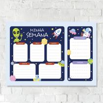 Lousa Magnética Imã Infantil Space