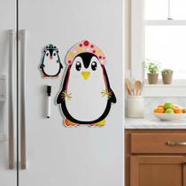 Lousa Magnética para geladeira Pinguim Peruana