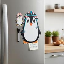 Lousa Magnética para geladeira Pinguim Peruano