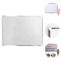 Lousa Magnética Quadro Branco para escritorio Com Moldura 30x40cm