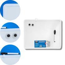 Lousa Magnetica Quadro Branco Pequeno 28x35 Caneta e Imãs Lousa Magnetica Quadro Branco Pequeno 28x35 Caneta e Imãs