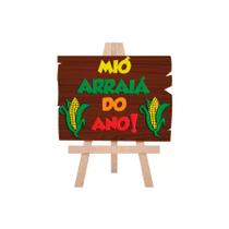 Lousa MDF "Mió Arraiá do Ano" - 1 unidade - Grintoy - Rizzo Lousa MDF "Mió Arraiá do Ano" - 1 unidade - Grintoy - Rizzo