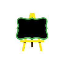 Lousa MDF Verde e Amarelo 26x30cm - 1 unidade - Rizzo Lousa MDF Verde e Amarelo 26x30cm - 1 unidade - Rizzo