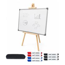 Lousa Quadro 90x60 c/ Tripé 1m Pinus + 7 Canetas + Apagador Lousa Quadro 90x60 c/ Tripé 1m Pinus + 7 Canetas + Apagador