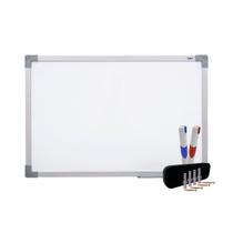 Lousa Quadro Branco 60x40 Alumínio Soft + Apagador 2 Canetas