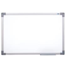 Lousa Quadro Branco 70X50Cm Moldura Soft Alumínio