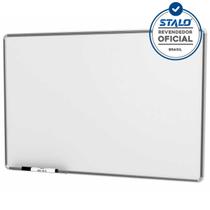 Lousa Quadro Branco 90x60cm Moldura Alumínio Stalo