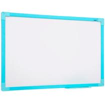 Lousa Quadro Branco Magnético Mini 30x20cm Soft Azul Para Anotações Imãs Recados