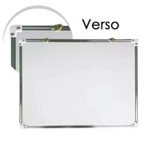 Lousa Quadro Branco Magnético Moldura Alumínio Com Caneta Apagador E Imã Para Recados 35x50