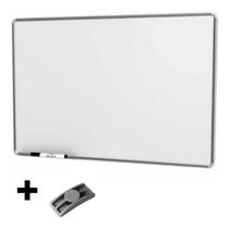 Lousa Quadro Branco Moldura Alumínio 40x30 cm + Apagador