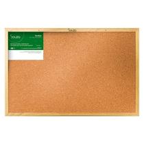 Lousa Quadro De Aviso Cortiça Mural 40x30cm Souza Lousa Quadro De Aviso Cortiça Mural 40x30cm Souza