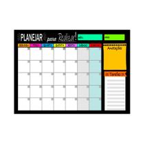 Lousa Quadro De Aviso Planejamento Semanal - Planner - 20x26cm + Caneta - Papelaria Web
