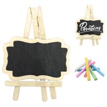 Lousa Quadro Decorativo Com Tripé para Recados 12cm