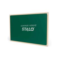 Lousa Quadro Verde Moldura Em Madeira Para Giz Stalo 40x30cm