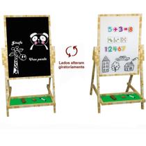 Lousa Tripé Magnética Escrever e Desenhar Brinquedo em MDF - BrinqMutti Lousa Tripé Magnética Escrever e Desenhar Brinquedo em MDF - BrinqMutti