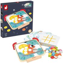 Lousinha Magnética Aprendendo as Cores Com 52 Peças Didáticas em Madeira - Janod