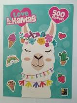 Love Lhamas - 500 Adesivos - PE DA LETRA